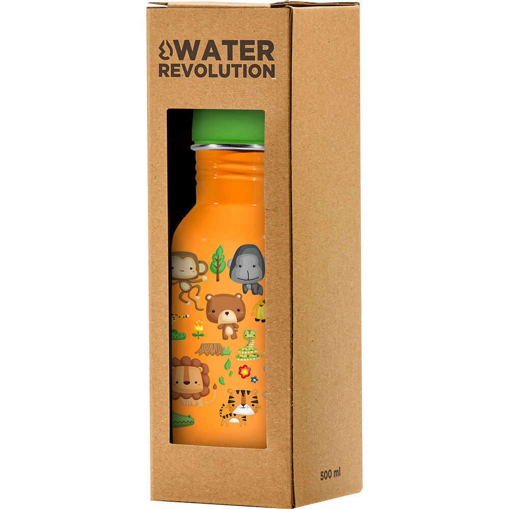 Water Revolution Jungle rostfritt stålflaska 500ml
