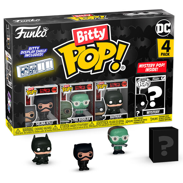 Blister 4 Figurer Bitty POP DC Comics Batman 85-årsjubileum Selina Kyle