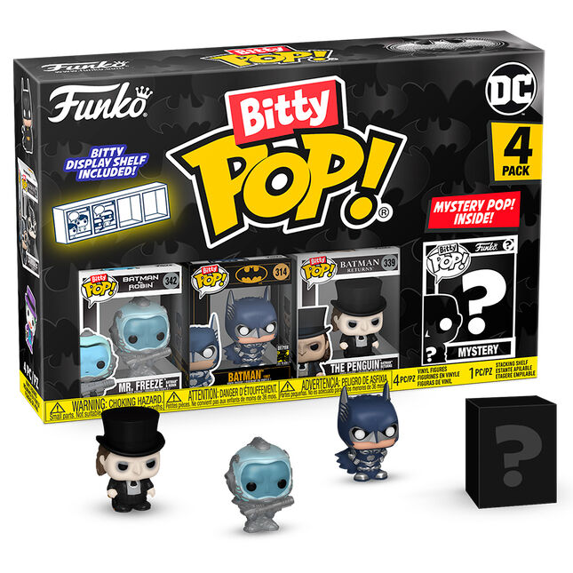 Blister 4 Figuren Bitty POP DC Comics Batman 85-årsjubileum Mr. Freeze