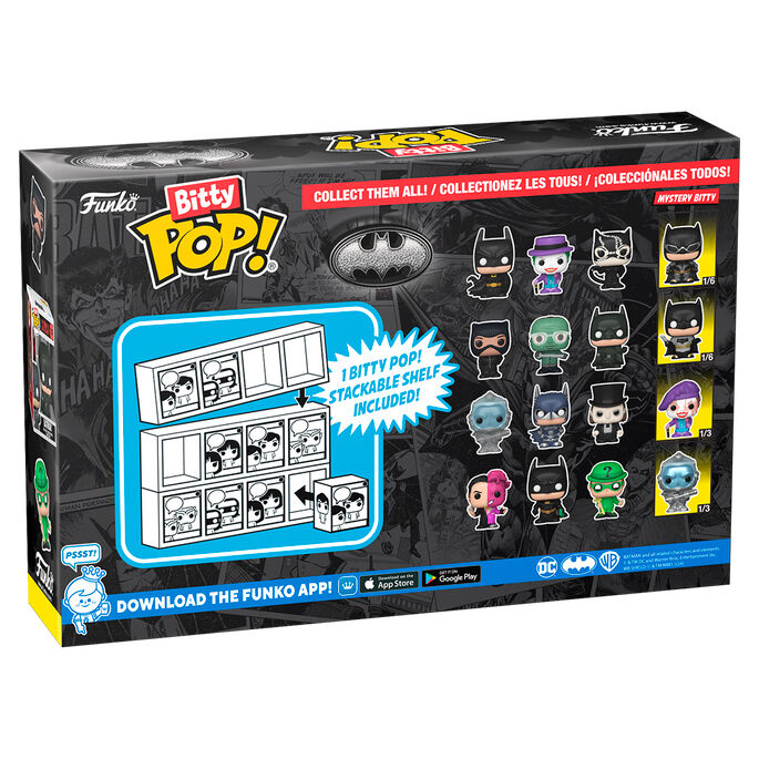 Blister 4 Figurer Bitty POP DC Comics Batman 85-årsjubileum Selina Kyle