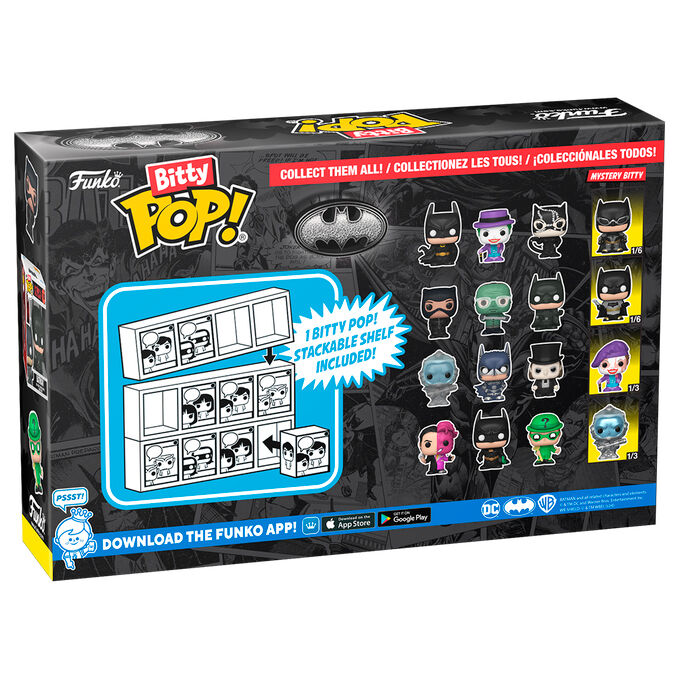 Blister 4 Figuren Bitty POP DC Comics Batman 85-årsjubileum Mr. Freeze