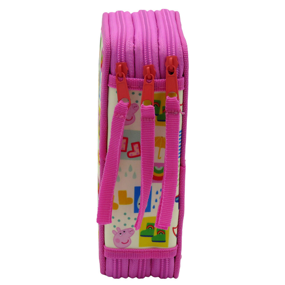 Pepa Pig Trippelfyllt Pennfodral