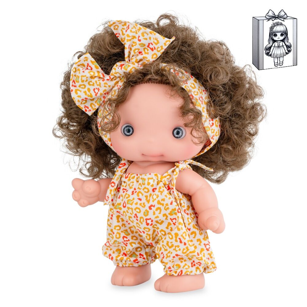 Size: 25cm. Age: +3 years old. Presented in a box. Vinyl body and ends.