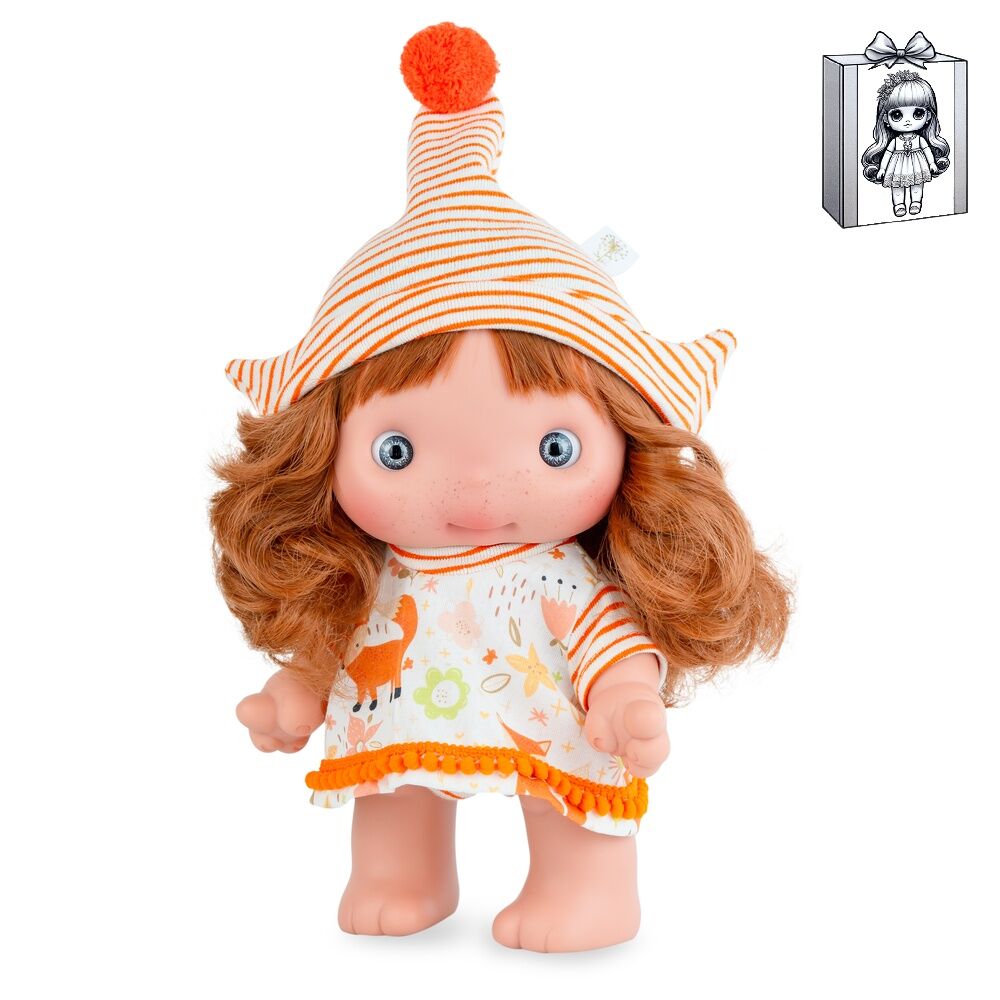 Size: 25cm. Age: +3 years old. Presented in a box. Vinyl body and ends.