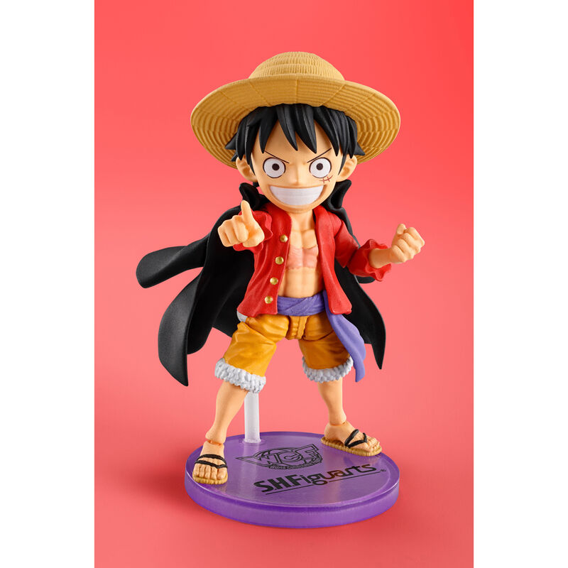 One Piece Monkey D. Luffy World Collectable S.H Figuarts Figur 7,5cm
