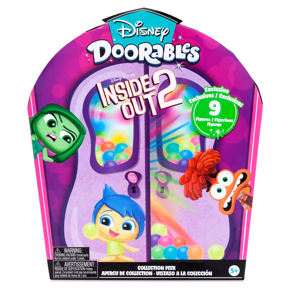 Doorables Disney Pixar Inside Out 2-pack med 9 Figurer - 4cm