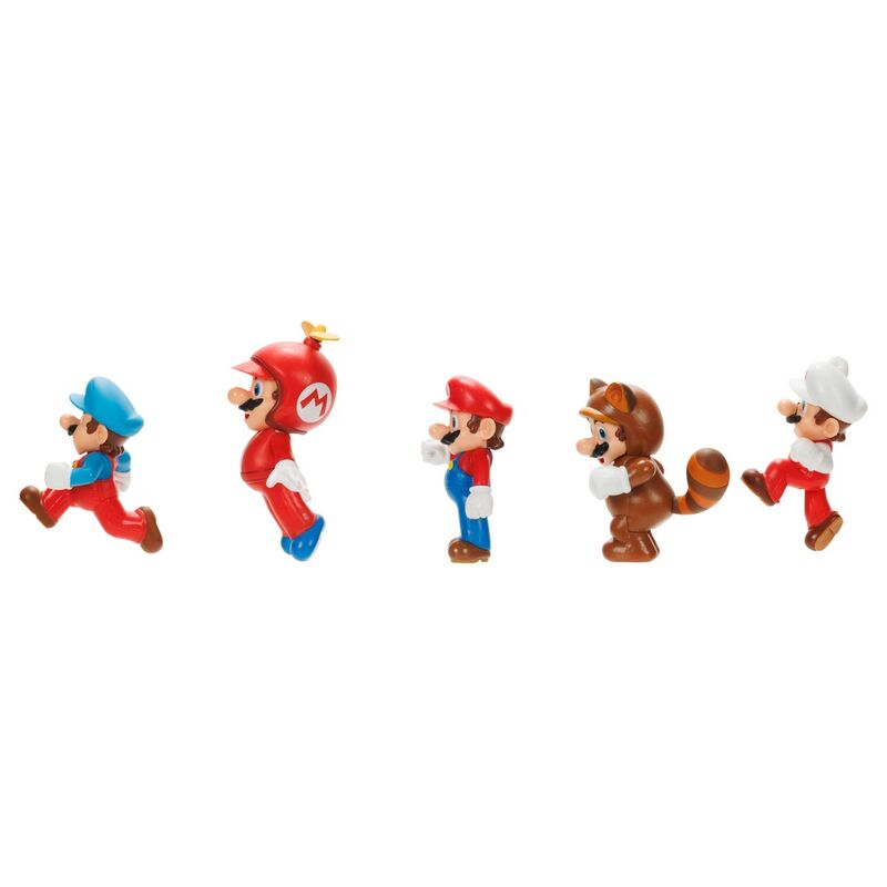 Super Mario Bros 5 Figurer Blister 6 cm