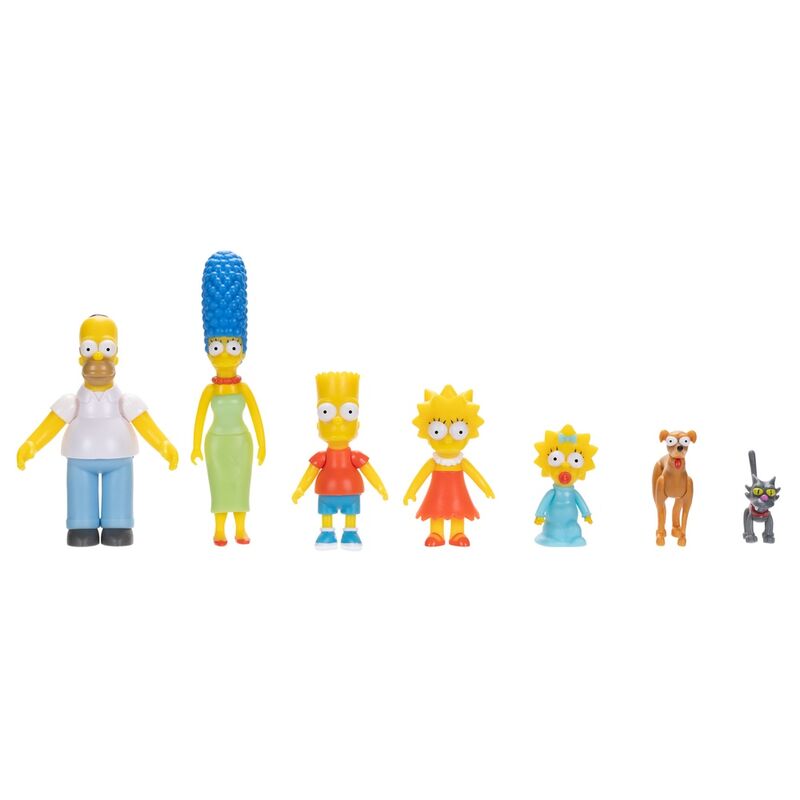 The Simpsons Familjepaket 7 Figurer 6cm