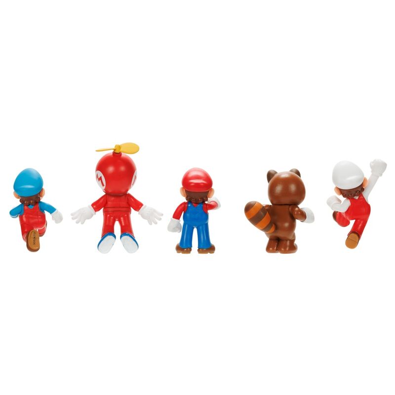 Super Mario Bros 5 Figurer Blister 6 cm