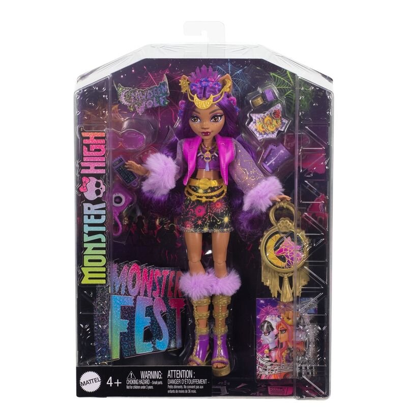 Monster High Monster Party Clawdeen Wolf-docka