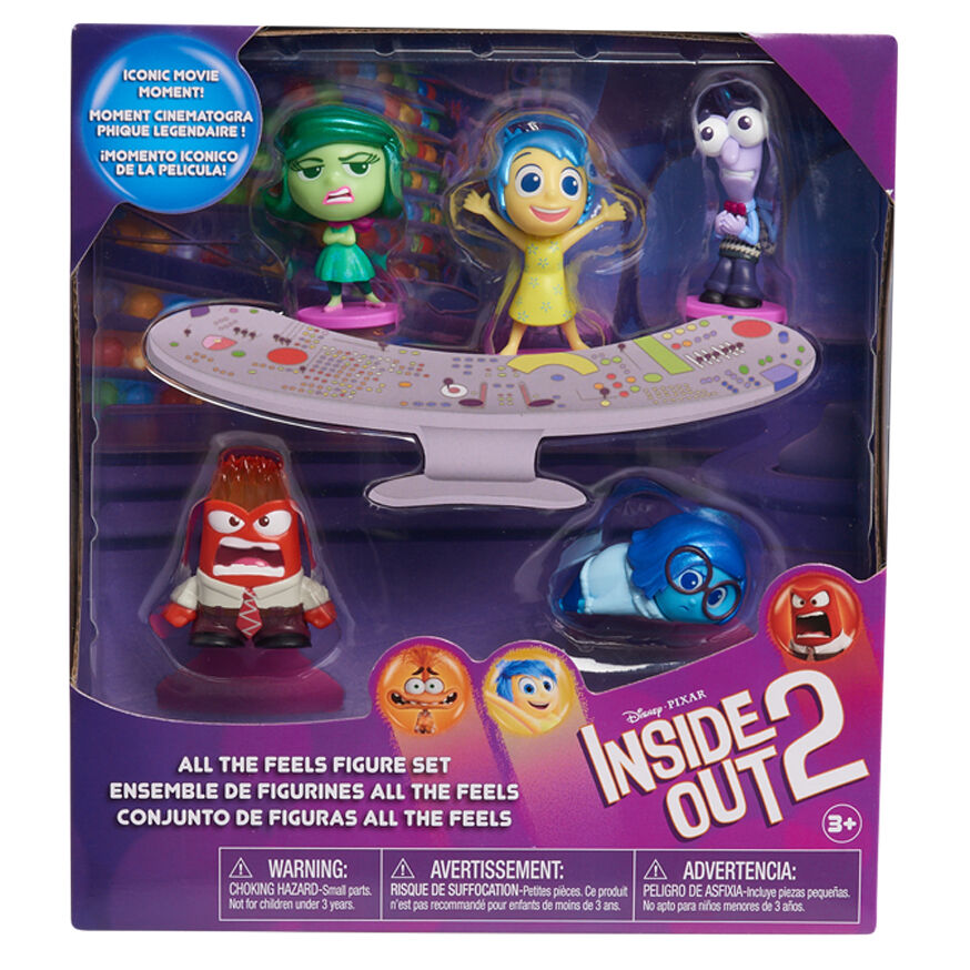 Disney Pixar Inside Out 2-pack med 5 figurer