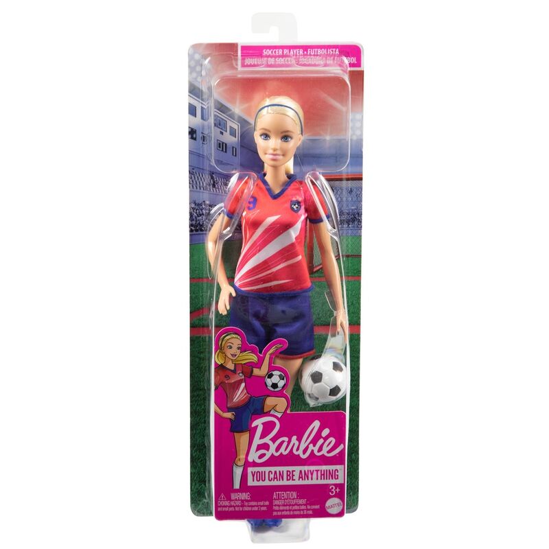 Barbie Fotbollsspelare docka