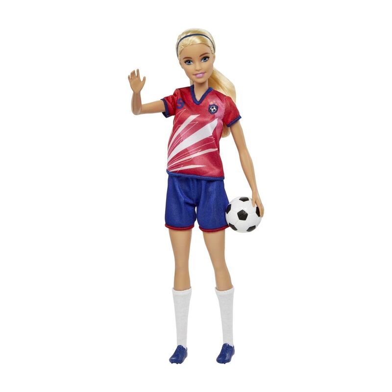 Barbie Fotbollsspelare docka