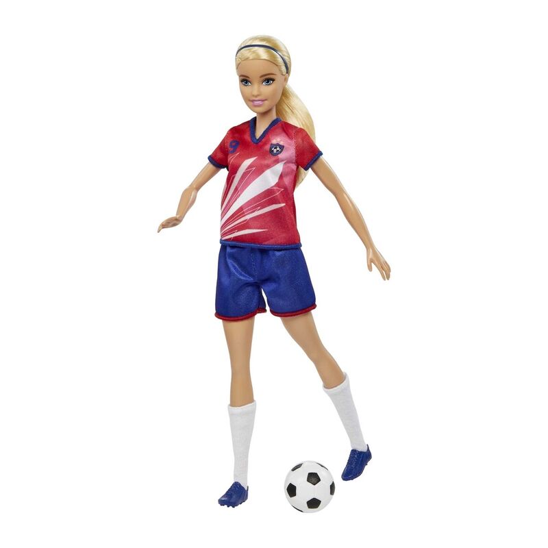 Barbie Fotbollsspelare docka