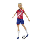 Barbie Fotbollsspelare docka