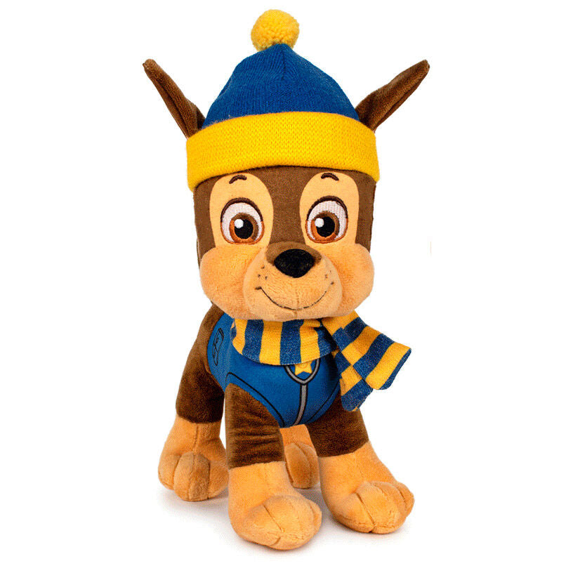 Paw Patrol Chase Vinter Plush Leksak 27 cm