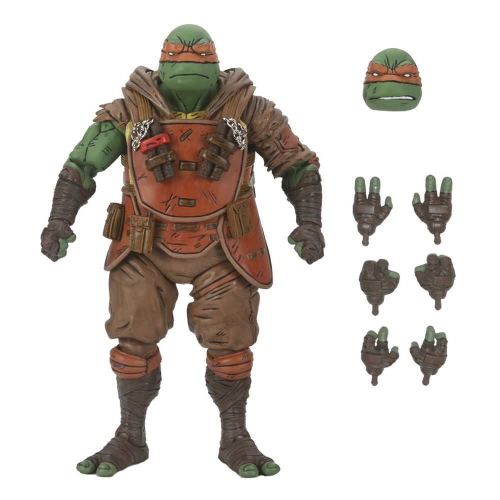 Teenage Mutant Ninja Turtles The Last Ronin Ultimate Flashback Michelangelo Figurin 18cm