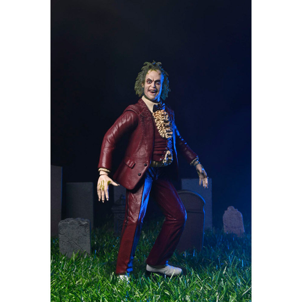 Beetlejuice 1988 Röd Tuxedo Figur 18cm
