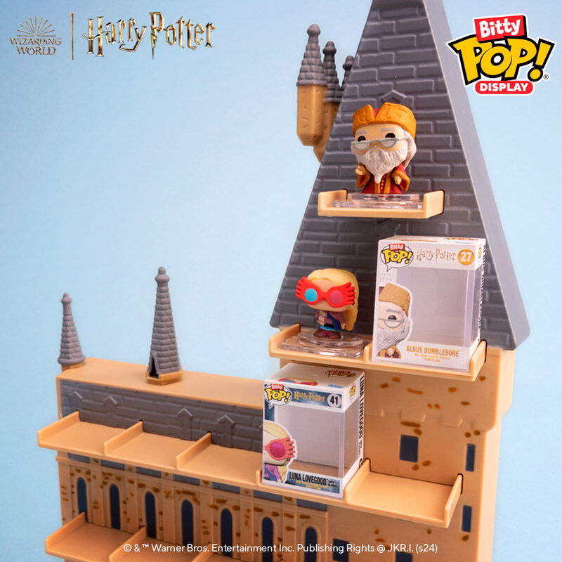 Bitty POP Display Hogwarts Castle med Dumbledore & Luna