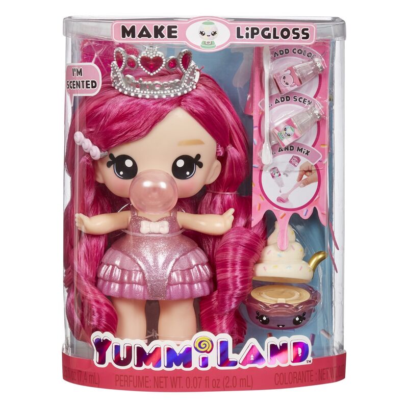 Yummiland Surprise Large Bianca Bubblegum Docka + läppbalsam