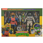Teenage Mutant Ninja Turtles Rymdäventyr Donatello & Samuraiäventyr Michelangelo Set - 2 Figurer 18cm