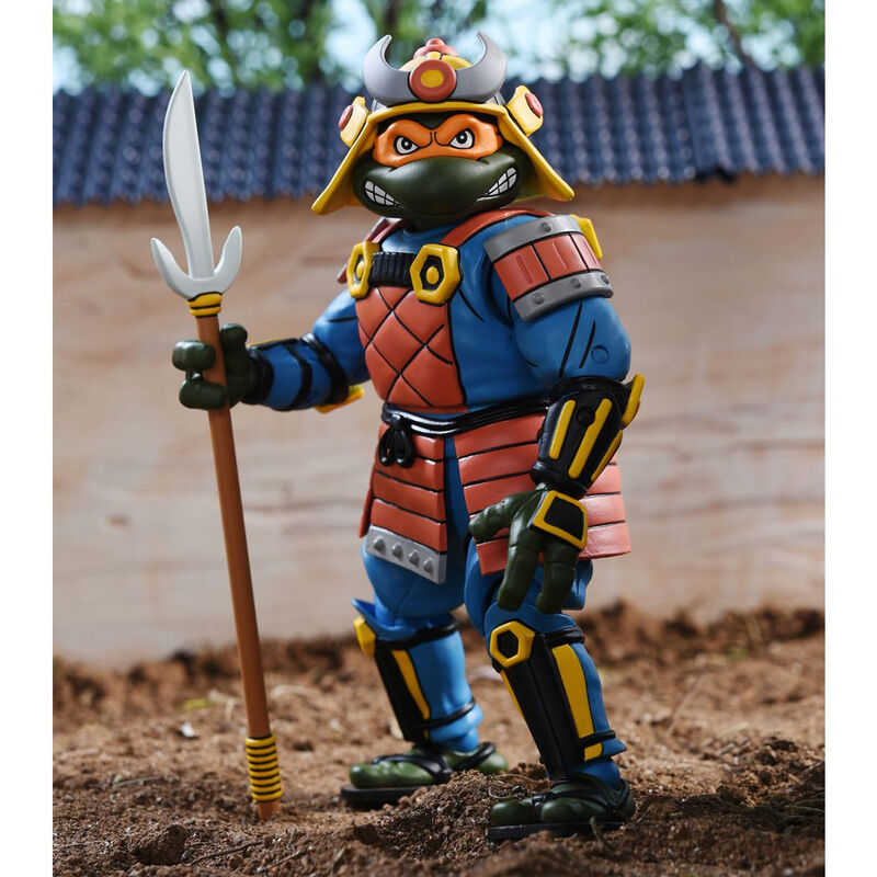 Teenage Mutant Ninja Turtles Rymdäventyr Donatello & Samuraiäventyr Michelangelo Set - 2 Figurer 18cm