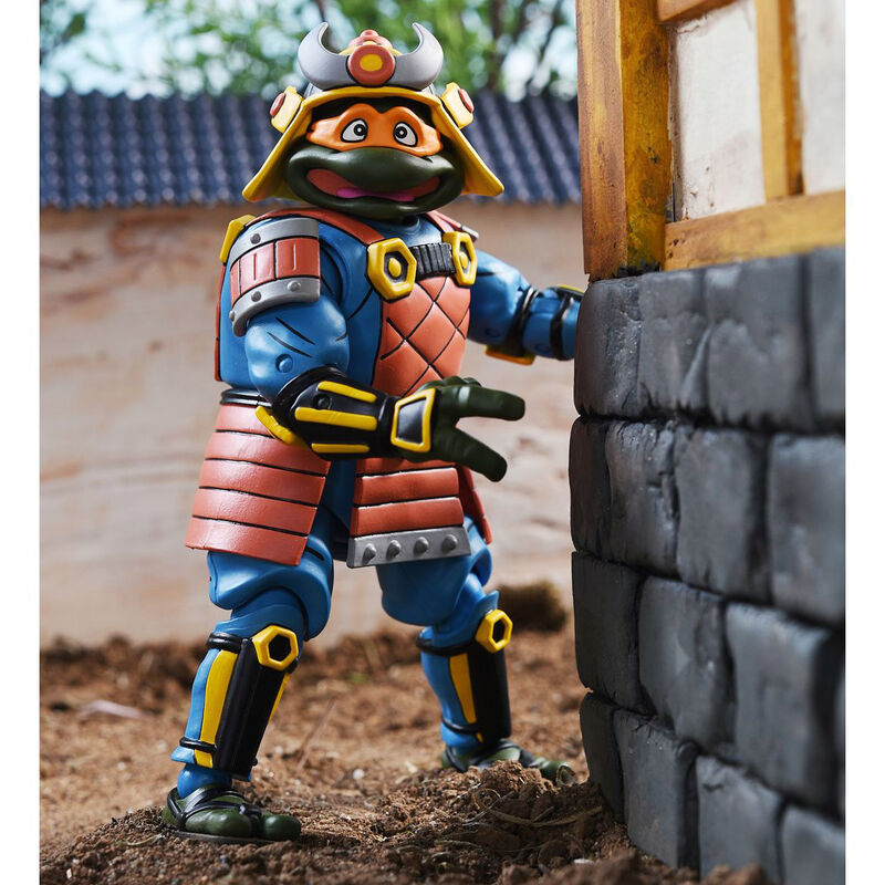 Teenage Mutant Ninja Turtles Rymdäventyr Donatello & Samuraiäventyr Michelangelo Set - 2 Figurer 18cm