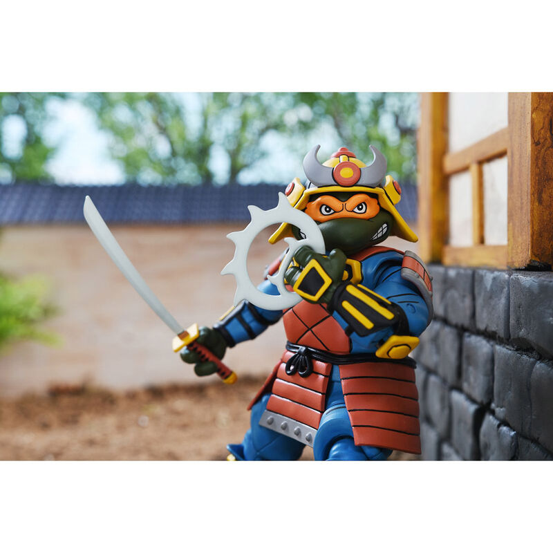 Teenage Mutant Ninja Turtles Rymdäventyr Donatello & Samuraiäventyr Michelangelo Set - 2 Figurer 18cm