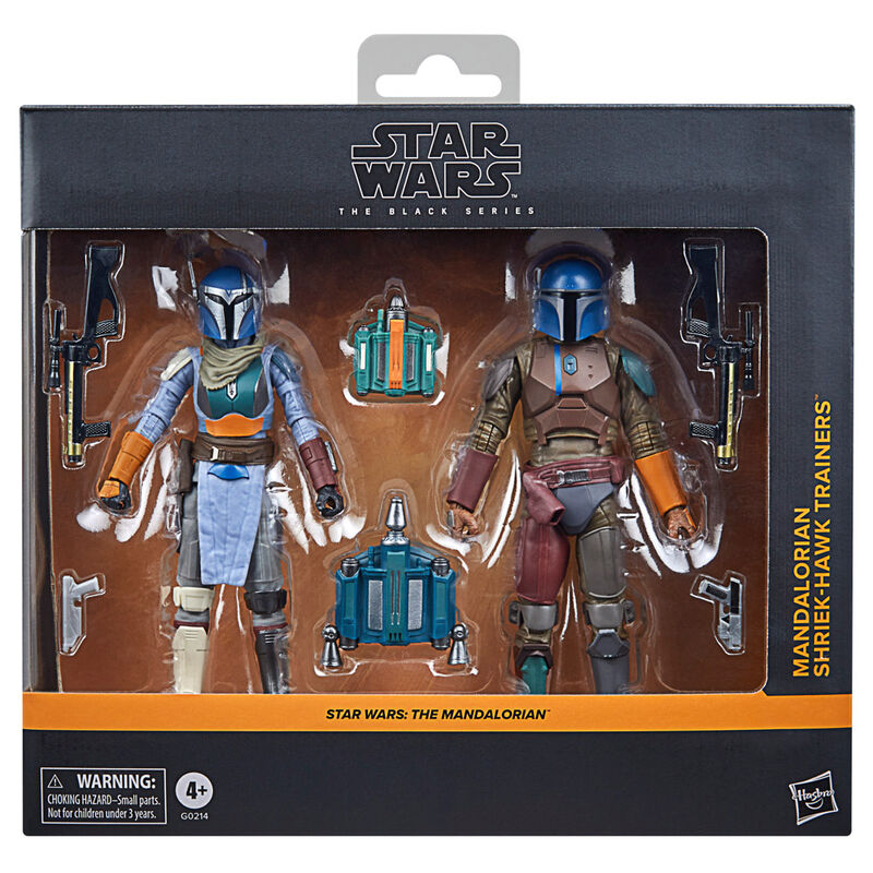 Star Wars The Mandalorian - Mandalorian & Shriek-Hawk Figurins Set 15cm