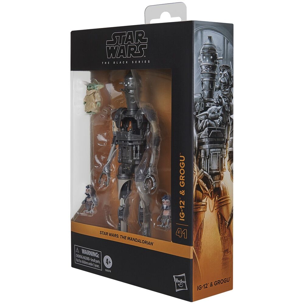Star Wars The Mandalorian IG-12 & Grogu set figurer 15cm