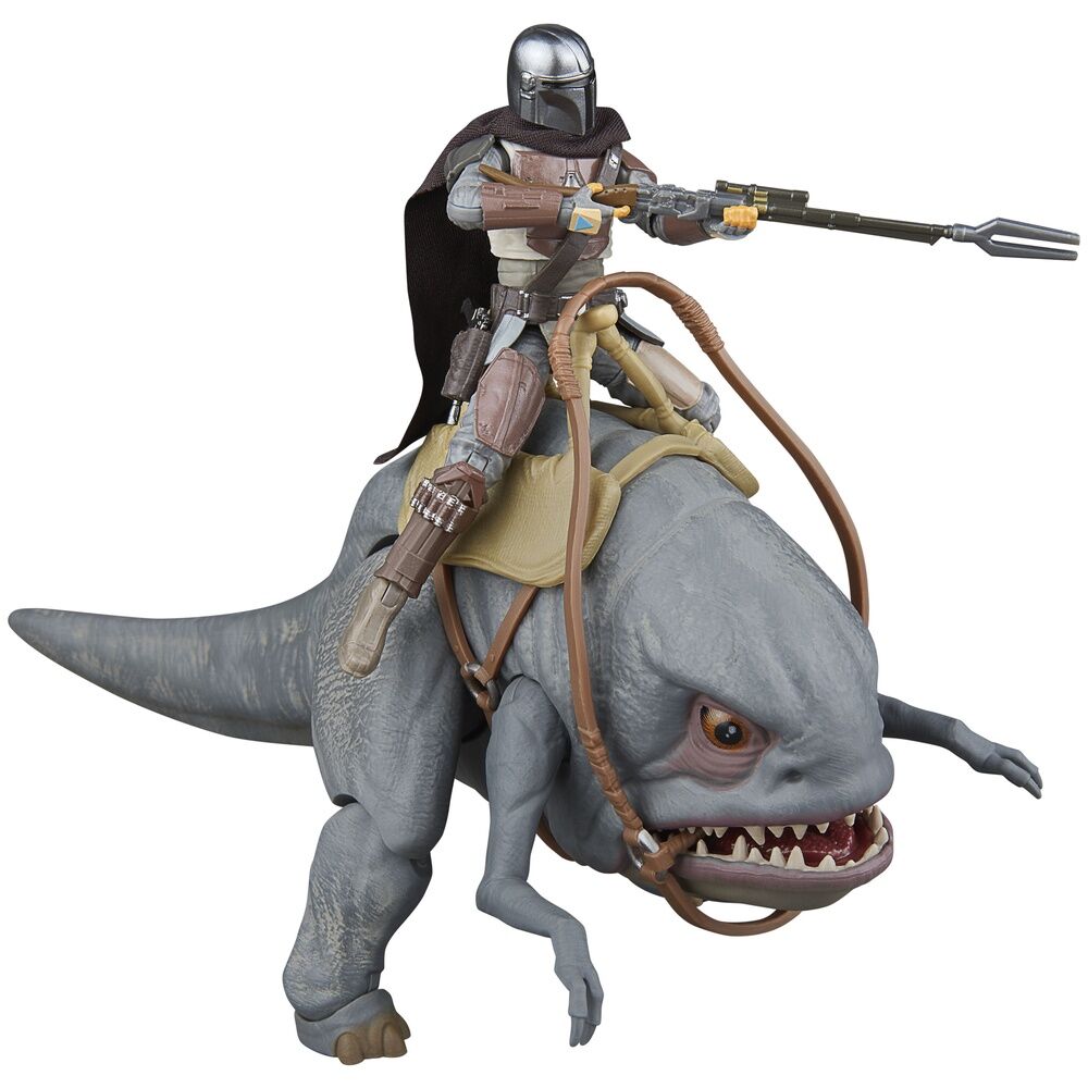 Star Wars The Mandalorian - Blurrg & Mandalorian set 2 figurer 9,5 cm