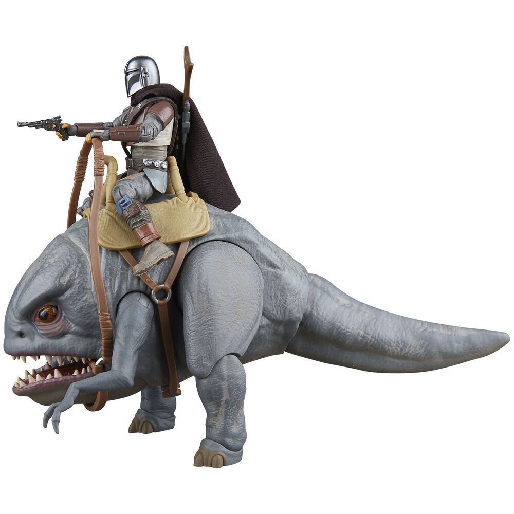 Star Wars The Mandalorian - Blurrg & Mandalorian set 2 figurer 9,5 cm