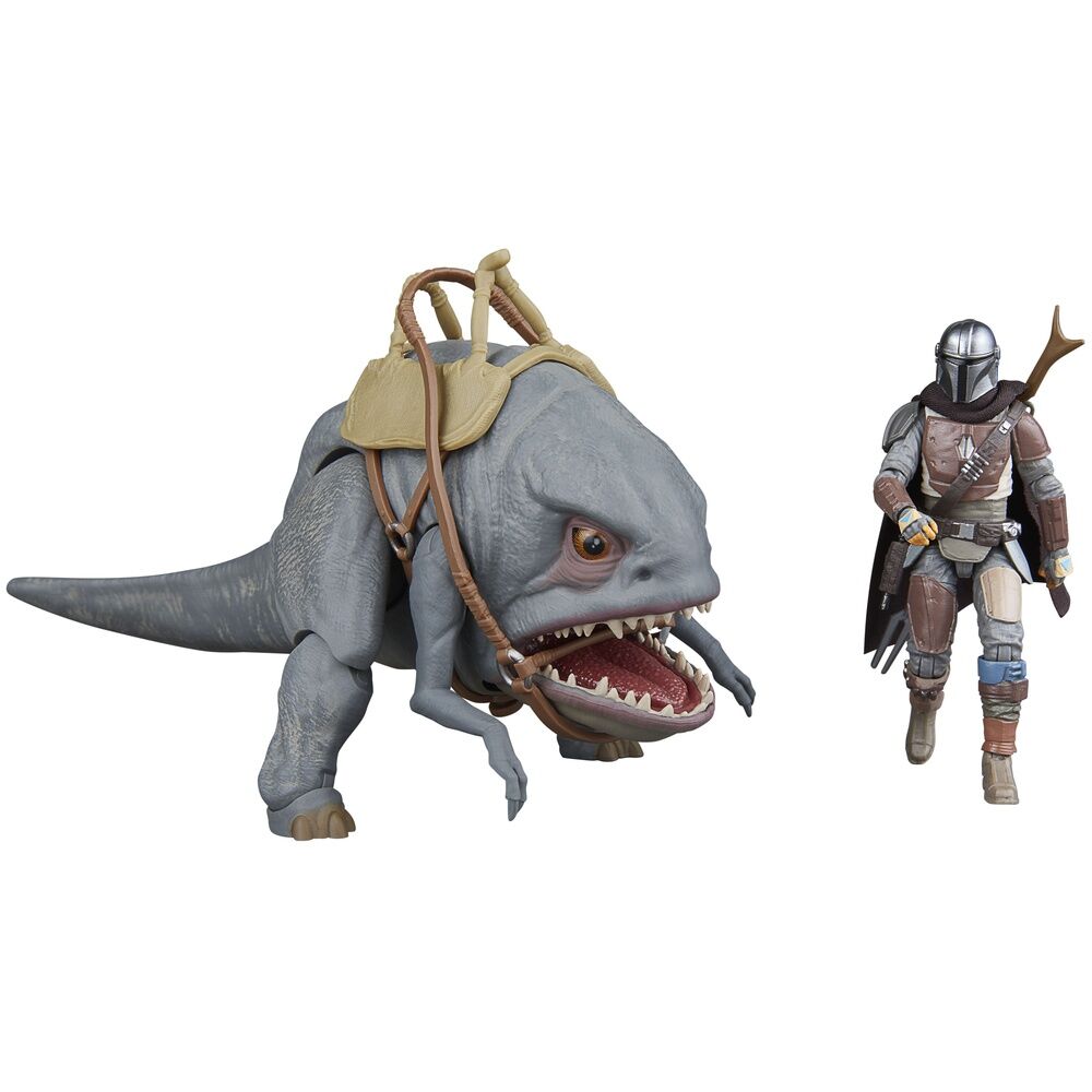 Star Wars The Mandalorian - Blurrg & Mandalorian set 2 figurer 9,5 cm