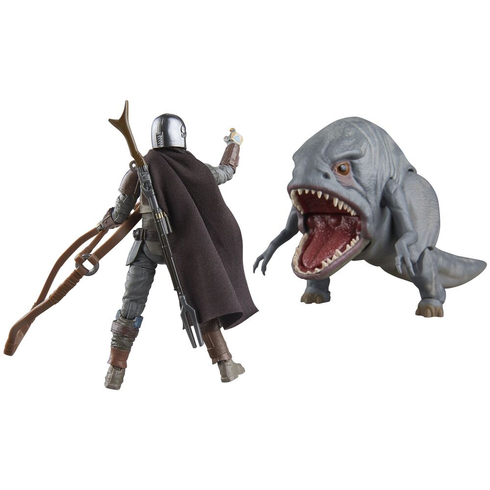 Star Wars The Mandalorian - Blurrg & Mandalorian set 2 figurer 9,5 cm