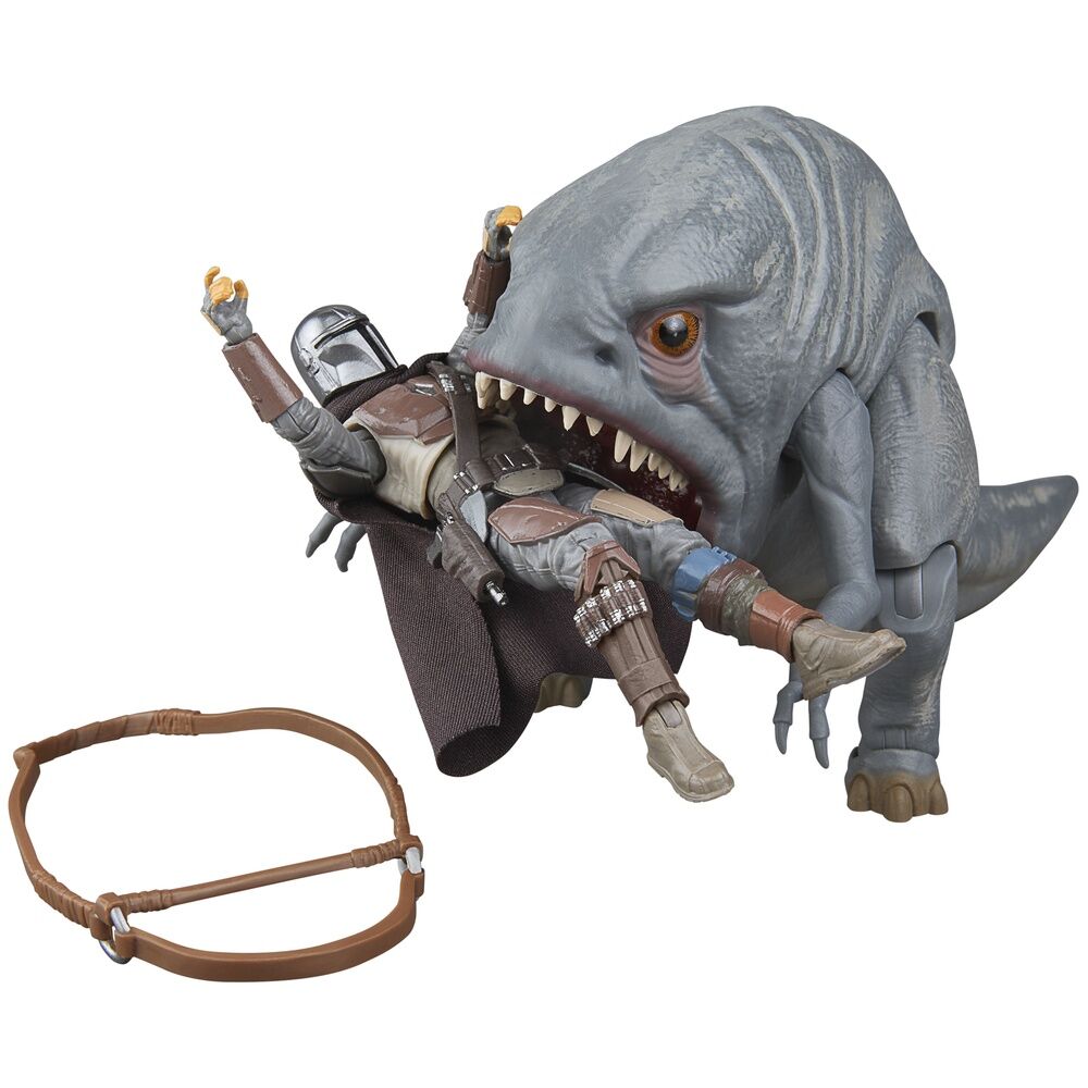 Star Wars The Mandalorian - Blurrg & Mandalorian set 2 figurer 9,5 cm