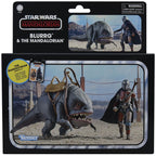 Star Wars The Mandalorian - Blurrg & Mandalorian set 2 figurer 9,5 cm