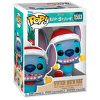 Funko POP Disney Stitch med Jultomte-Hatt - 9cm