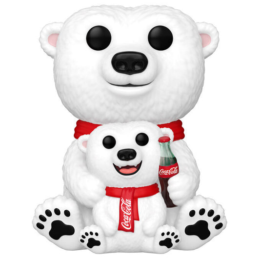 POP Figur Coca-Cola Polarbjörn med Kube