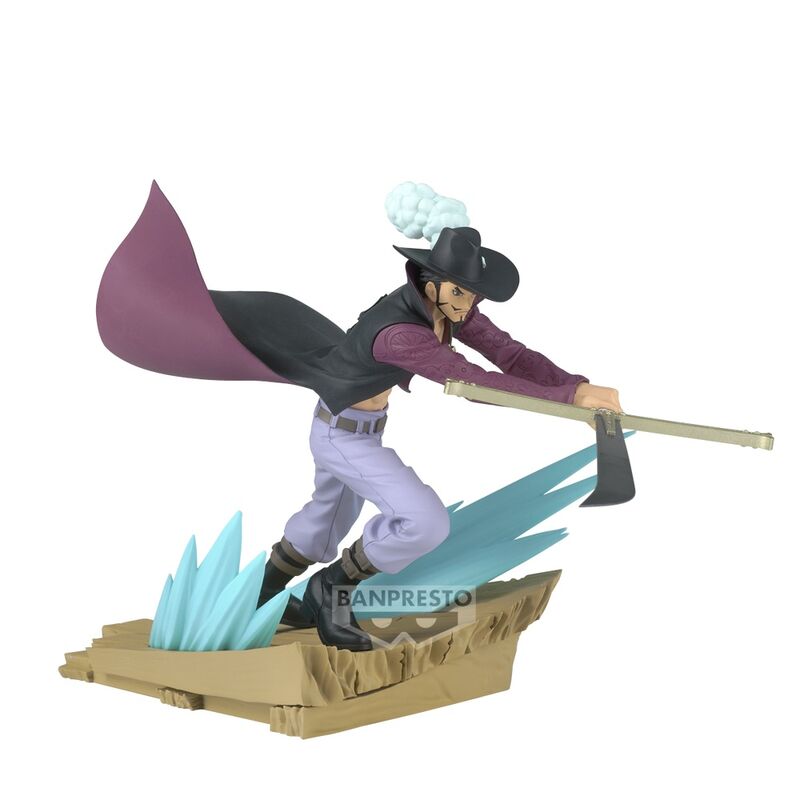 One Piece Senkozekkei Dracule Mihawk Figur 12cm