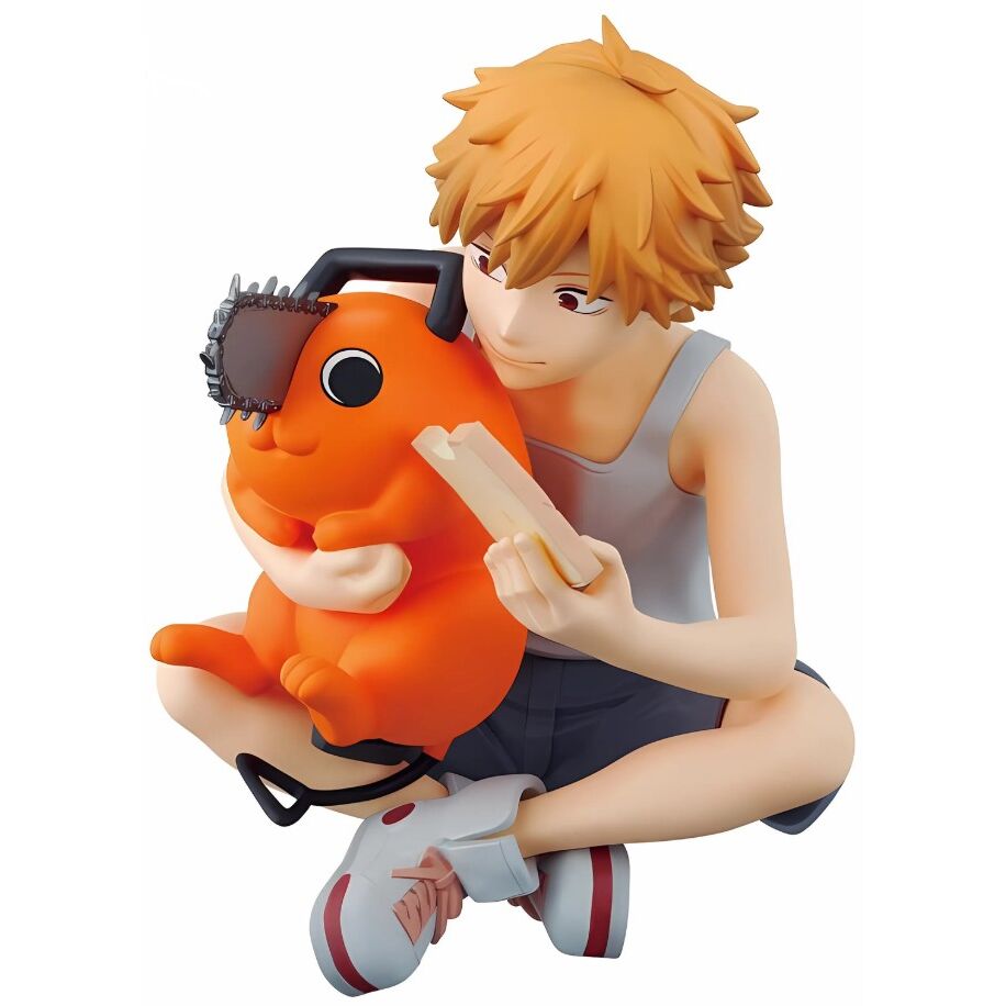 Chainsaw Man Break Time Denji & Pochita Figur 7cm