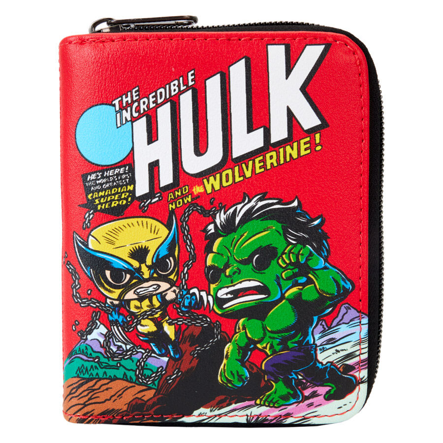 Loungefly Marvel Comic Action Wolverine 50th Anniversary Plånbok