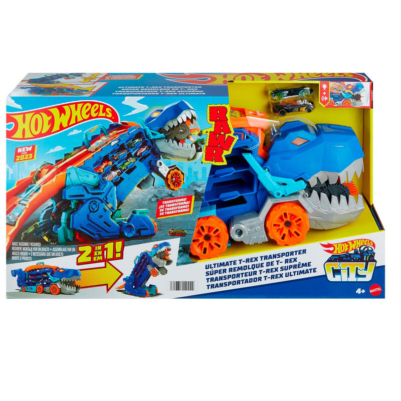 Hot Wheels City Ultimate T-Rex Transportör