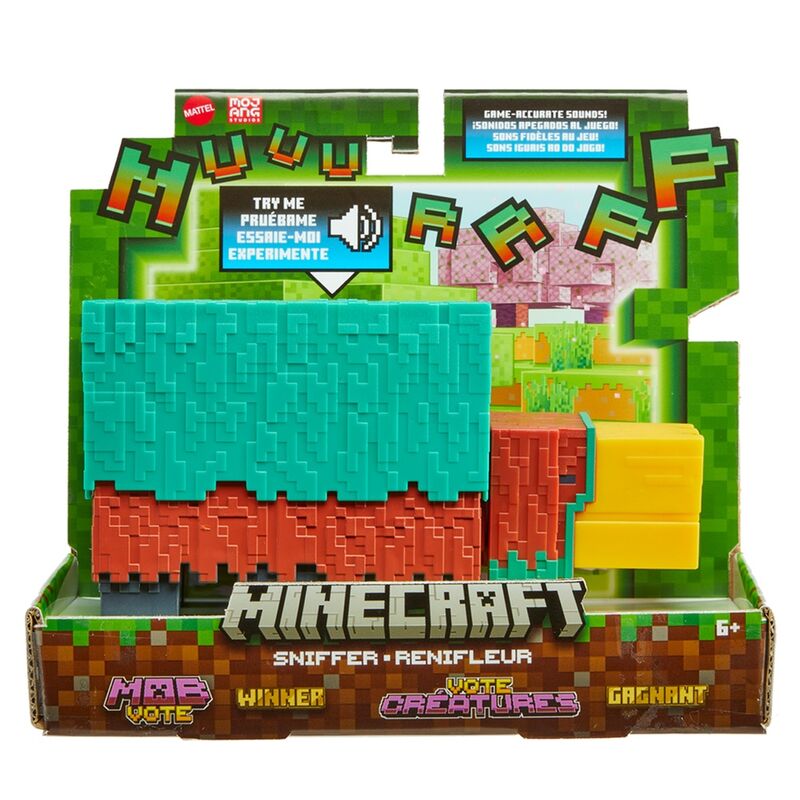 Minecraft Sniffer Figur med Ljud 8cm