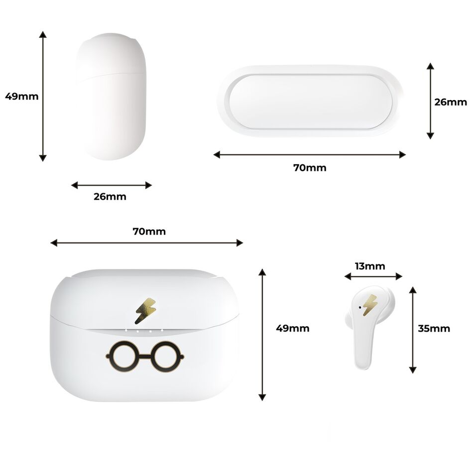 Harry Potter Earpods - TWS Bluetooth Hörlurar för Barn