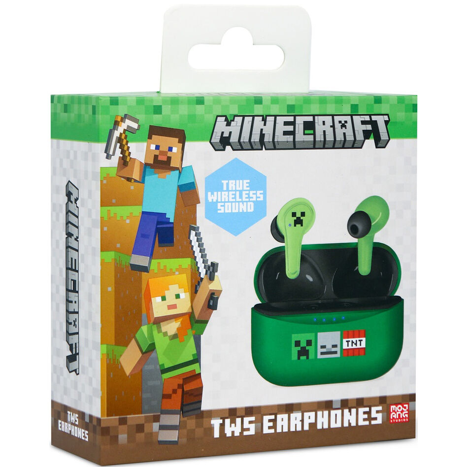 Minecraft Earpods - Trådlösa Barnhörlurar