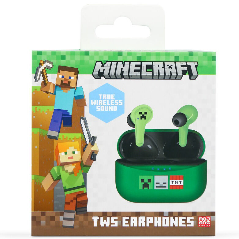 Minecraft Earpods - Trådlösa Barnhörlurar