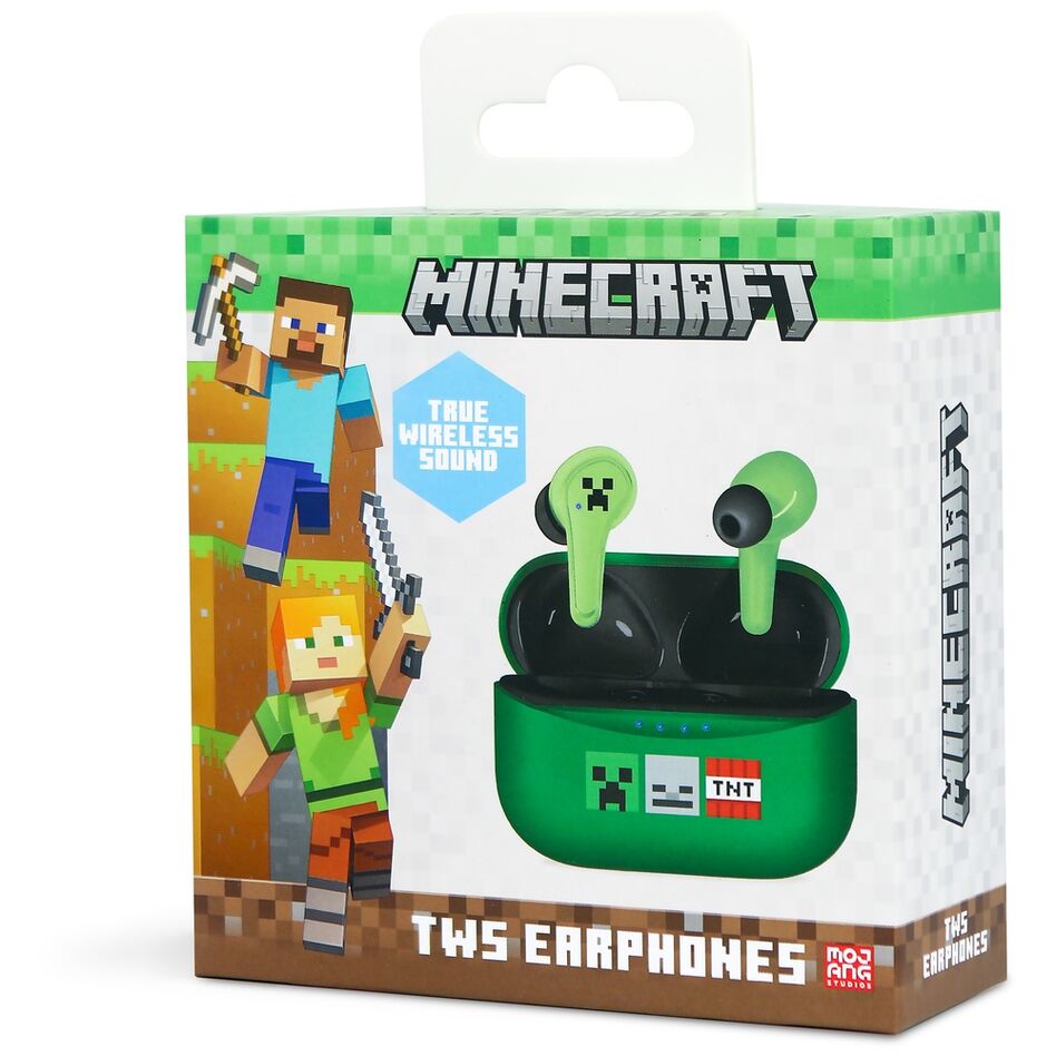 Minecraft Earpods - Trådlösa Barnhörlurar