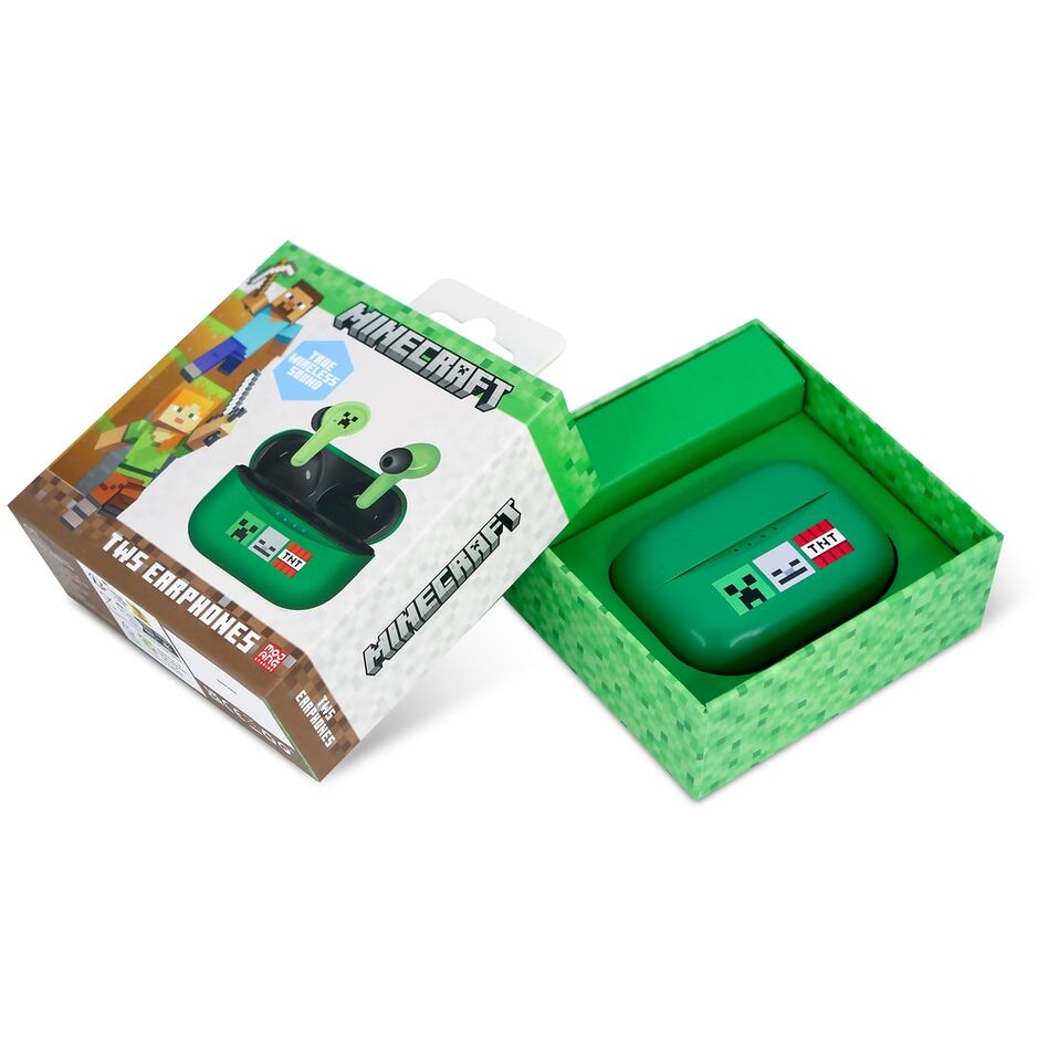 Minecraft Earpods - Trådlösa Barnhörlurar