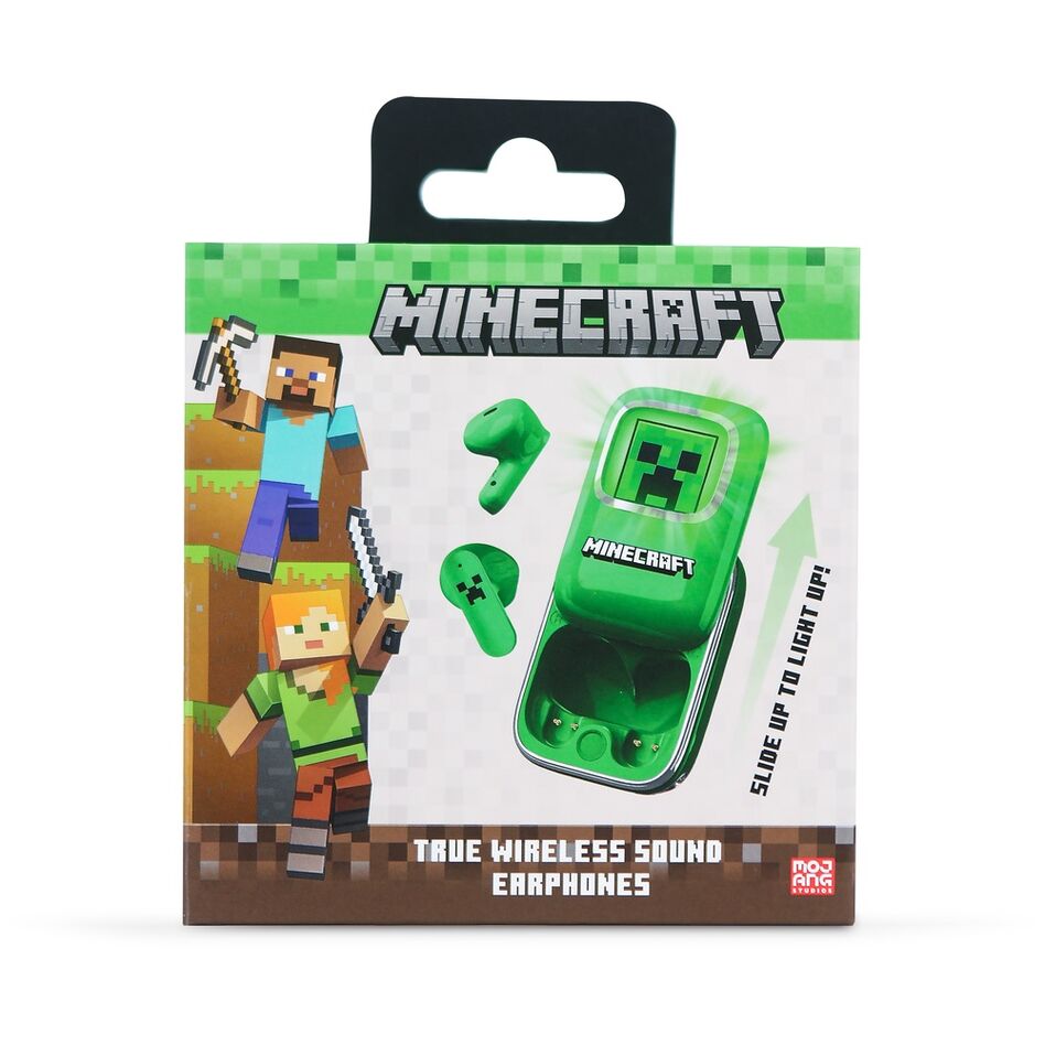 Minecraft Earpods – Trådlösa Hörlurar med Bluetooth V5.3