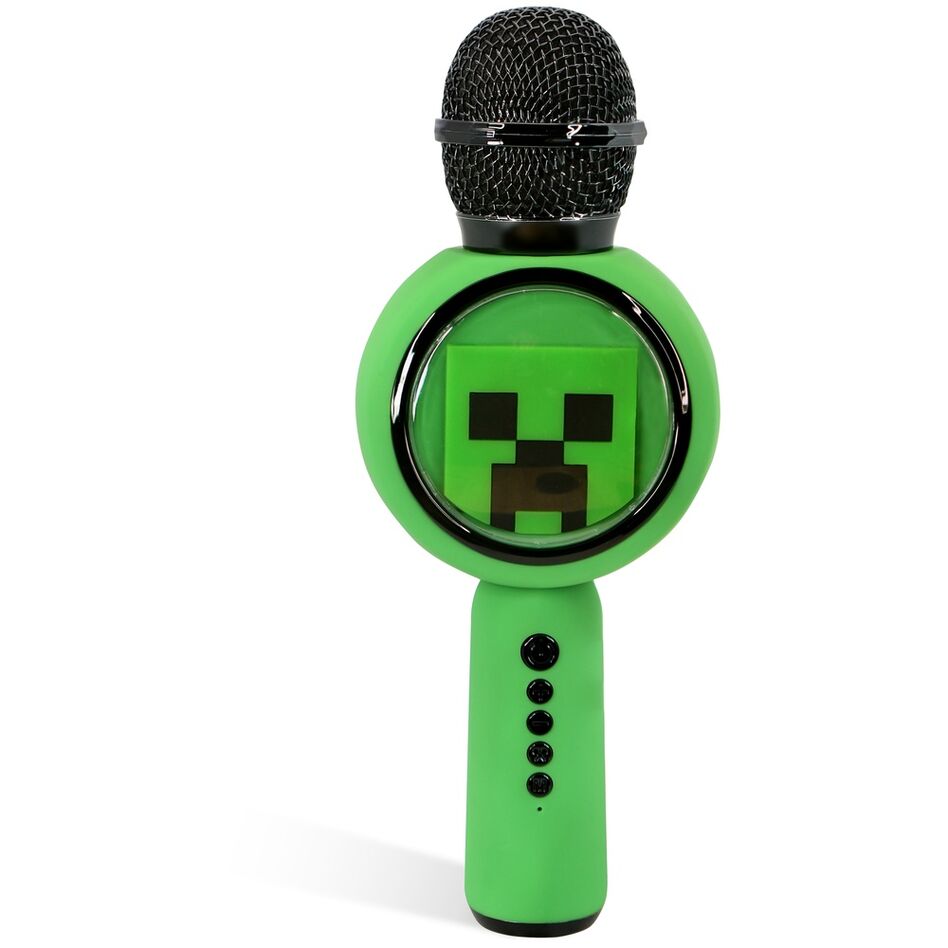 Minecraft Bluetooth Högtalare med Mikrofon och LED
